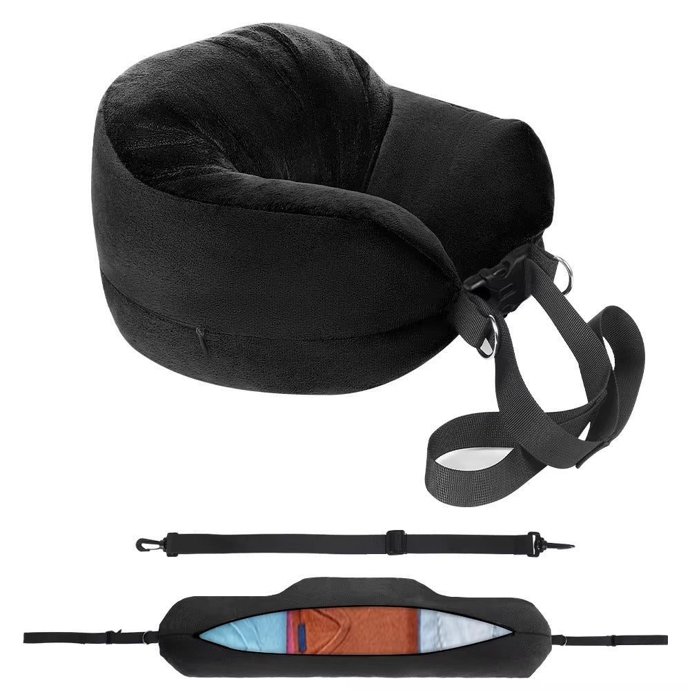 Portable U-shaped Travel Pillow