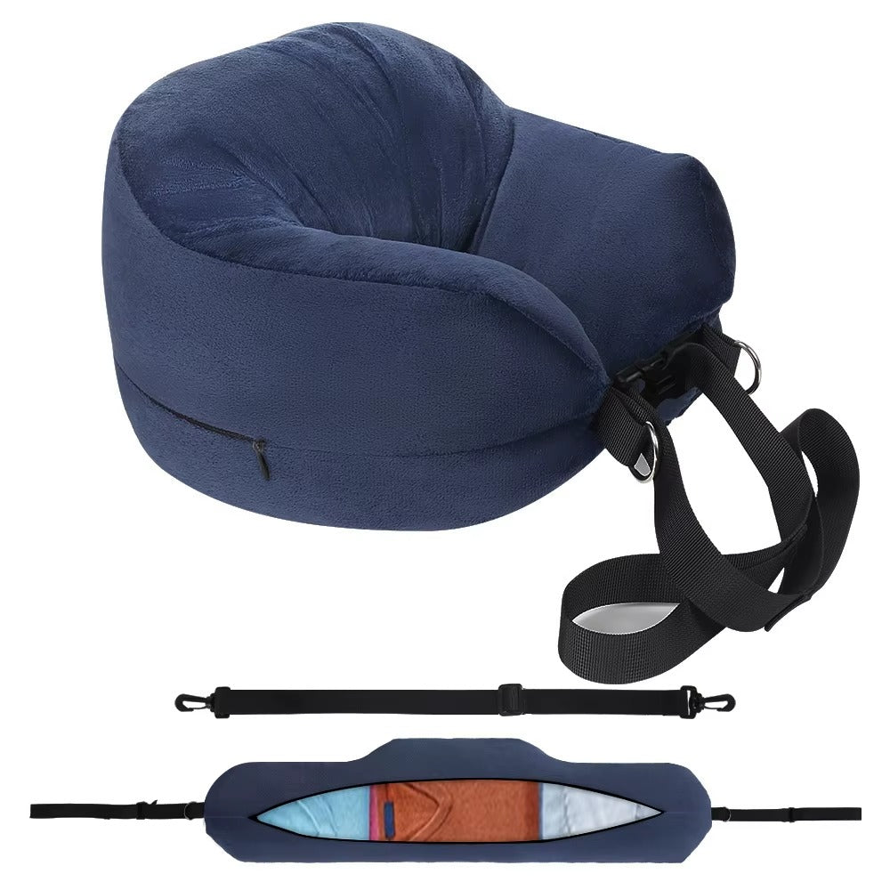 Portable U-shaped Travel Pillow