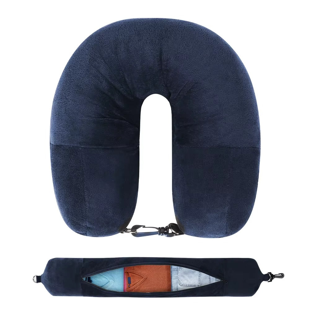 Portable U-shaped Travel Pillow